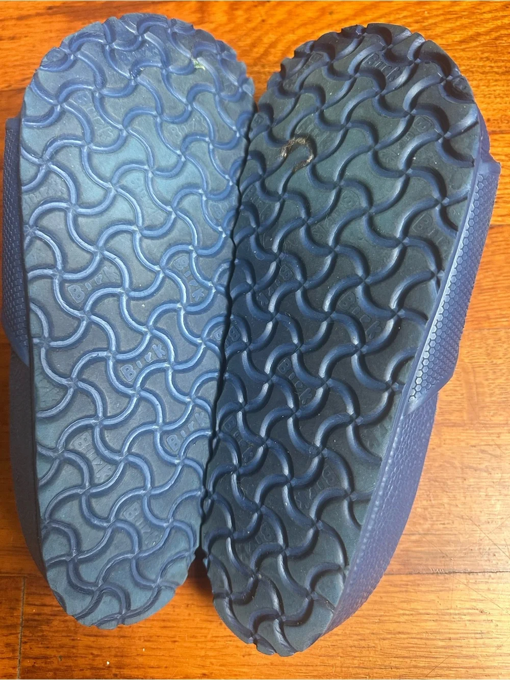 Birkenstock Women Navy Blue EVA Slide Sandals size 8 (39)